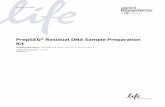 PrepSEQ Residual DNA Sample Preparation Kit · Reagent preparation ... Components of the PrepSEQ® Residual DNA Sample Preparation Kit (Cat ... plate 4388476 MagMAX™ Express-96