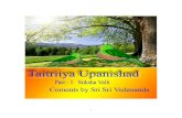 Taithriiya Upanishad - Upanishads with commentary ...vedaspark.weebly.com/uploads/4/0/6/7/40679969/taithriiya_upanisha… · this Taithriiya Upanishad, which is taken from yajur veda,