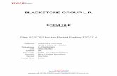BLACKSTONE GROUP L.P. - …d1lge852tjjqow.cloudfront.net/CIK-0001393818/ee32be8c-1caf-4f70-b... · MINE SAFETY DISCLOSURES 69 PART II. ... other Blackstone personnel include the ownership