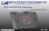 Phone: 800.894.0412 - Fax: 888.723.4773 - Web: … · 1 About the Motortronics TE-RTD12 Relay Device ... 41 3.1 Fault History ... 120 Ohm Ni.] 1 OFF 1 F002 RTD # 1 DESCRIPTION