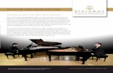 WINTER 2015 NEWSLETTER - Steinway Piano … · WINTER 2015 NEWSLETTER PIANO SOCIETY Announcing the 2015-2016 Season This season includes distinguished pianist of all ages. A pivotal