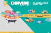 COMM 24 April 2018 - ecommena.com Post Show Report.pdf · Post Show Report 2018  eCOMM MENA 24 April 2018 The Address Hotel Dubai, UAE 1