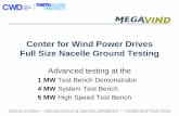Center for Wind Power Drives Full Size Nacelle Ground Testing · Center for Wind Power Drives Full Size Nacelle Ground Testing ... Model n rotor set point Recuperation ... Global