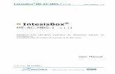IntesisBox ME-AC-MBS-1 v1 13 User Manual eng r8 · Disconnect mains power from the AC ... the document to identify to which line belongs every model. IntesisBox® ME-AC-MBS-1 Modbus