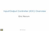 Input/Output Controller (IOC) Overview · IOC Overview What does an Input/Output Controller do? As its name implies, an IOC often performs input/output operations to attached hardware