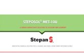STEPOSOL MET-10U - Välkommen - Sepawasepawa.org/wp-content/uploads/2017/05/5_STEPOSOL... · STEPOSOL® MET-10U vs d-limonene Registered H302 Harmful if swallowed ... US frame formulations