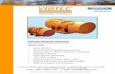 ELECTRIC EXTERNAL VIBRATORS MODEL MVSI - … · ELECTRIC EXTERNAL VIBRATORS MODEL MVSI • Rotary Vibration • Protection IP66, ... MVSI 15/900-S02 30 900 525 0.92 A 394 216 205