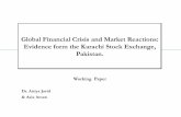 Global Financial Crisis and Market Reactions: Evidence ... Financial Crises and Stock... · Working Paper Dr. Attiya Javid & Asia Aman Global Financial Crisis and Market Reactions: