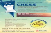 chess - malone.edu · M a l o n e u n i V e R s i t Y t h e B e s t s u M e R e V e R! OHIO 18 chess  u s c Packing list: You may optionally bring your own chess …