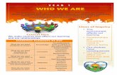 YEAR 1 WHO WE ARE - Milgate Primary School | East ...€¦ · Action Reflective Caring . WHO WE ARE THE LOREM IPSUMS FALL 2016 2 ... Microsoft Word - PYP Y1 Unit Overview WWA.docx