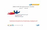 ISR PYP Programme Guide - International School … · ISR PYP Programme Guide 2017 - 2018 ... unit. PYP Transdisciplinary Themes ... PYP key concepts and related questions Form
