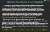 PCES 3.32 GENERAL RELATIVITY & the UNIVERSEstamp/TEACHING/PHYS340/SLIDES/PDF/P340-08- … · of a closed geometry meant that the solution was describing the whole universe! ... mass
