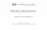 FERC Order 1000 Compliance - Interregional Requirements ...€¦ · FERC Order 1000 Compliance - Interregional Requirements Draft Final Proposal February 20, 2013 Market and Infrastructure