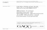 GAO-11-830 DOD Financial Management: Marine … · SFIS Standard Financial Information Structure . SI–DI System Integration–Data Integrity . SIT System Integration Testing . SLA