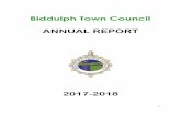Biddulph Town Councilbiddulph.co.uk/wp-content/uploads/2013/08/Annual-Report-17-18... · 2 Mayor’s Review of the Town Council’s year 2017-2018 I would like to thank Biddulph Town