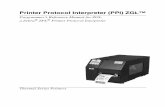 Printer Protocol Interpreter (PPI) ZGL™€¦ · Printronix Customer Support Center ..... 47 Printronix Supplies Department..... 47 Corporate Offices..... 48 ... Use this manual
