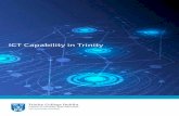 ICT Capability in Trinity - Trinity College Dublin, the ... · The booklet outlines the key competencies of Trinity for the ICT sector. ... • Digital humanities, ... collision avoidance