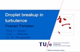 Droplet breakup in turbulence - Lorentz - LBM.pdf · Conclusions • Droplet breakup in turbulence