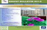 GNIPST BULLETIN 2015 - gnipst-pc.ac.in 41.2.pdf · 09-01-2015 . Contents • GNIPST BULLETIN 2015 09th January, 2015 Volume No.: 41 Issue No.: 02 Vision TO REACH THE PINNACLE OF GLORY