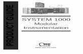 SYSTEM 1000 - CWE, Inc · SYSTEM 1000 BMA-931 Bioamplifier ... INPUT TRIG OUTPUT DATA OVER CWE, INC. SYSTEM 1000 Instrumentation ... Applications: lBlood pressure, heart rate limit