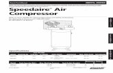 Repair Parts Manual Speedaire Air Compressor · E N G L I S H E S P A Ñ O L F R A N Ç A I S IN561000AV 1/15 ® Speedaire® Air Compressor Repair Parts Manual 4ME97A, 4ME98A Please