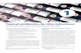 Topical antibiotics for skin infections: should they … · February 2017 1 1 Topical antibiotics for skin infections: should they be prescribed at all? DermaTology anTibioTic resisTance