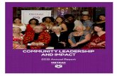 COMMUNITY LEADERSHIP AND IMPACT - METRAC · COMMUNITY LEADERSHIP AND IMPACT. 2015 Annual Report. METRAC works with individuals, ... Canadian Centre of Toronto, Neighbourhood Change