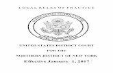 Effective January 1, 2017 - United States District Court Local Rules Final.pdf · Amendments to the NDNY Local Rules Effective January 1, 2017 ... Hon. David N. Hurd Alexander Pirnie