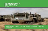 Report and Financial Statements 2017 - …€¦ · Sterling Energy plc Report and Financial Statements 2017 3 OVERVIEW 2017 Summary 4 Chairman’s Statement 5 Chief Executive’s