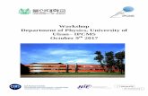 Workshop Department of Physics, University of Ulsan … · Workshop Department of Physics, University of ... Interdisciplinary Research at Strasbourg Institute of Physics and Chemistry