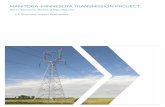 MANITOBA-MINNESOTA TRANSMISSION PROJECT · proposed Manitoba-Minnesota Transmission Project ... in this report. Economic impact analysis is a useful component ... on transmission