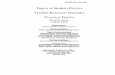 Topics in Modern Physics Teacher Resource Materialslss.fnal.gov/archive/test-tm/1000/fermilab-tm-1805.pdf · Topics in Modern Physics Teacher Resource Materials ... Leon Ledennan