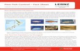 Pest Fish Control - Fact Sheet - LERNZ - Lake … · Pest Fish Control – Fact Sheet ... number of introduced freshwater fish species such as koi carp, rudd, brown bullhead catfish,
