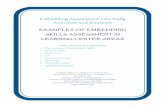 4 Examples of Embedded Assessment - University …kskits.dept.ku.edu/ta/Packets/embedAssess/ExamplesEA1211.pdfPhoebe Rinkel, M.S. and David P. Lindeman, Ph.D. December 2011 Kansas