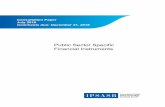 Public Sector Specific Financial Instruments - IFAC · Preliminary View – Chapter 2 ... 7 Appendix A: Government Finance Statistics ... that the IPSASB has termed “public sector