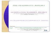 PRE FEASIBILITY REPORT - Welcome to Environmentenvironmentclearance.nic.in/writereaddata/Online/TOR/24... · 2016-06-24 · pre feasibility report 2.0 mtpa coal washery project at