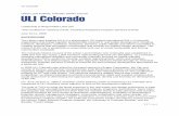 ULI Coloradocolorado.uli.org/.../sites/19/2012/05/Confluence-TAP-Report_8.21.0… · ULI Colorado 1 | P a g e Urban Land Institute, ... a particular site. In 2008 ULI Colorado was