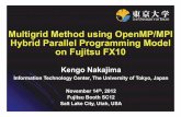 Multigrid Method using OpenMP/MPI Hybrid Parallel ...· Multigrid Method using OpenMP/MPI Hybrid Parallel