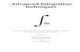 Advanced Integration Techniquesadvancedintegrals.com/wp-content/uploads/2016/12/...Advanced Integration Techniques Advanced approaches for solving many complex integrals using special