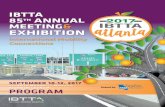 IBTTA 85 ANNUAL MEETING& EXHIBITION · I am extremely grateful to the IBTTA Annual Meeting Planning Group and to our host, the State Road & Tollway Authority for all the content planning