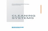 CLEANING SYSTEMS - BRINOX · Brinox Cleaning Systems develops and manufactures ... • A widely accepted ISA S88.01 standard is used for batch process modelling and