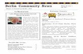 Berlin Community News · Berlin Community News Page 3 As of this writing, Houston, TX, and the surrounding areas, are desperately working to recover from the devasta-tion of Hurricane