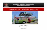 JUNE 2017 - Ministry of Energy and Energy Industries · JUNE 2017 MEEI Bulletins ... Point Lisas Nitrogen Ltd (formerly ... (M2) - Caribbean Methanol Company Ltd (& Plant) RPTTL -