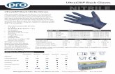 UltraGRIP Black Nitrile Gloves - … PRO UltraGRIP... · EN 374 Parts 1, 2 & 3 protection from Chemicals & Micro-organisms EN 455 Parts 1,2 & 3 Glove Strength & Powder Content EN1186