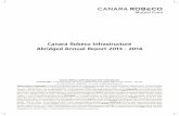 Canara Robeco Infrastructure Abridged Annual …canararobeco.com/Abridgedannualreport201314/001 401 CRMF... · Canara Robeco Infrastructure TRUSTEE REPORT 1 As on 31st March, 2014,