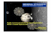 Radio Communications for Next Generation NASA … · Radio Communications for Next Generation NASA Crewed Spacecraft ... GEMINI Space Programs (USA) ... Project Mercury, Project Gemini