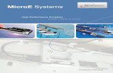 MicroE Systems - palkitech.com · From ultra-performance encoders with world leading accuracy, to linear and rotary encoders for a wide range of motion control, automation and metrology
