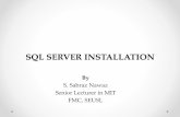 SQL SERVER INSTALLATION - sabraz · 04/11/2017 · Launch a tool to check for conditions that prevent a successful SQL Server installation. Install ... install SQL Server 2008 ...