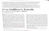 Gulliver's Travels - WordPress.com · The full title that Swift gave his most famous book is Travels into Several ... opens with a very circumstantial account of Gulliver's early
