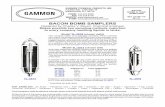 GAMMON MANASQUAN, N.J. 08736 - Gammon … BOMB & TANK SAMPLERS (2-17) BULLETIN 115 GAMMON GAMMON TECHNICAL PRODUCTS, INC. P.O.BOX 400 - 2300 HWY 34 MANASQUAN, N.J. 08736 PHONE FAX